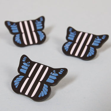 The Blue Butterfly Pin